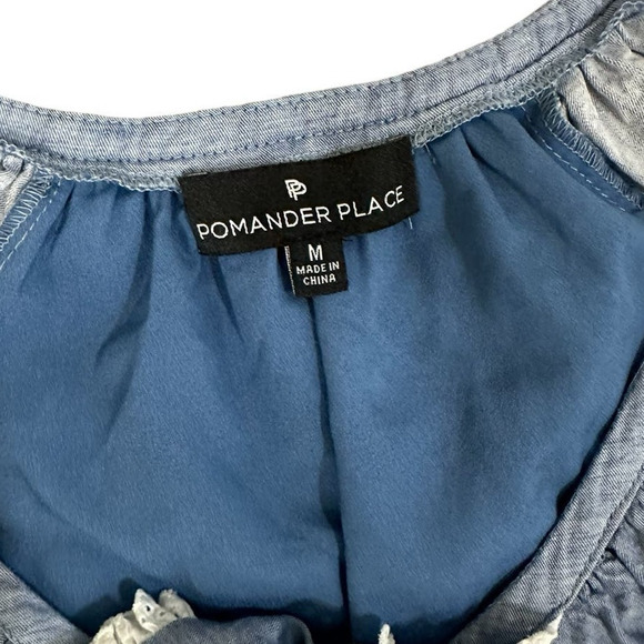 Tuckernuck Pomander Place Chambray Luca Mini Dress - Picture 3 of 10